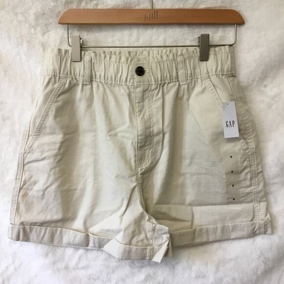 GAP Factory Pants - GAP Factory 5" High Rise Paperbag Shorts with Washwell